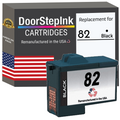 DoorStepInk Brand for Lexmark #82 Black Remanufactured in the USA Ink Cartridge, 18L0032-0