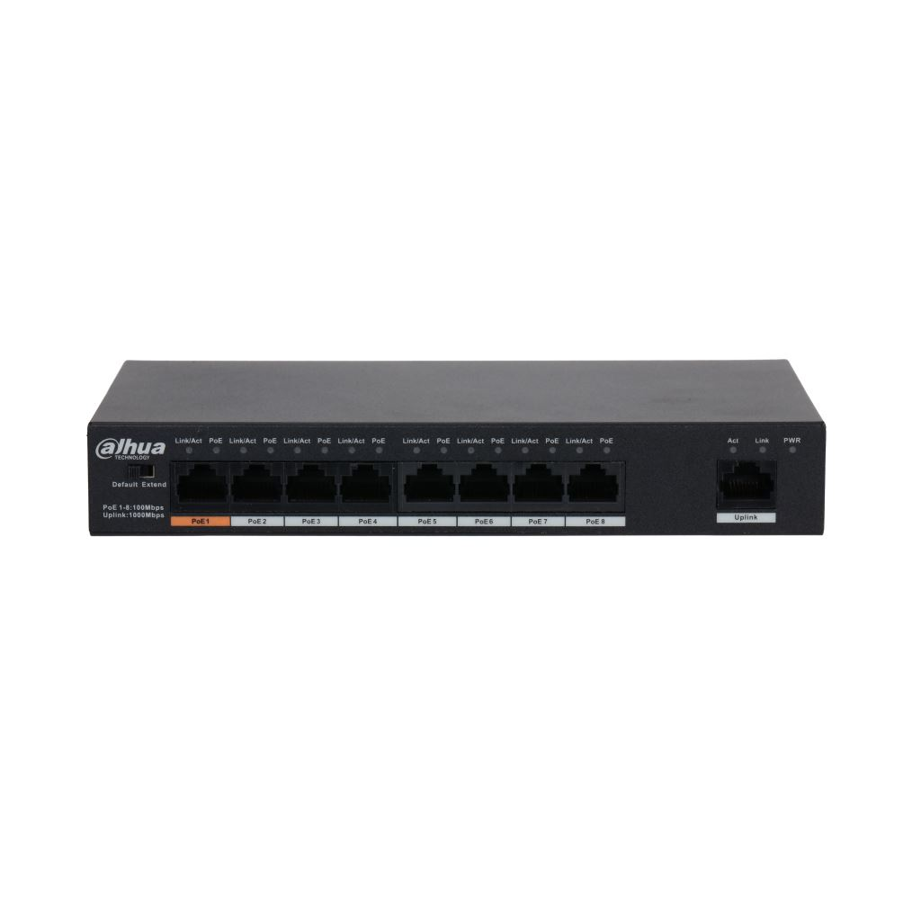 Dahua 9 portos Gigabit PoE switch (PFS3009-8ET1GT-96) (PFS3009-8ET1GT-96)