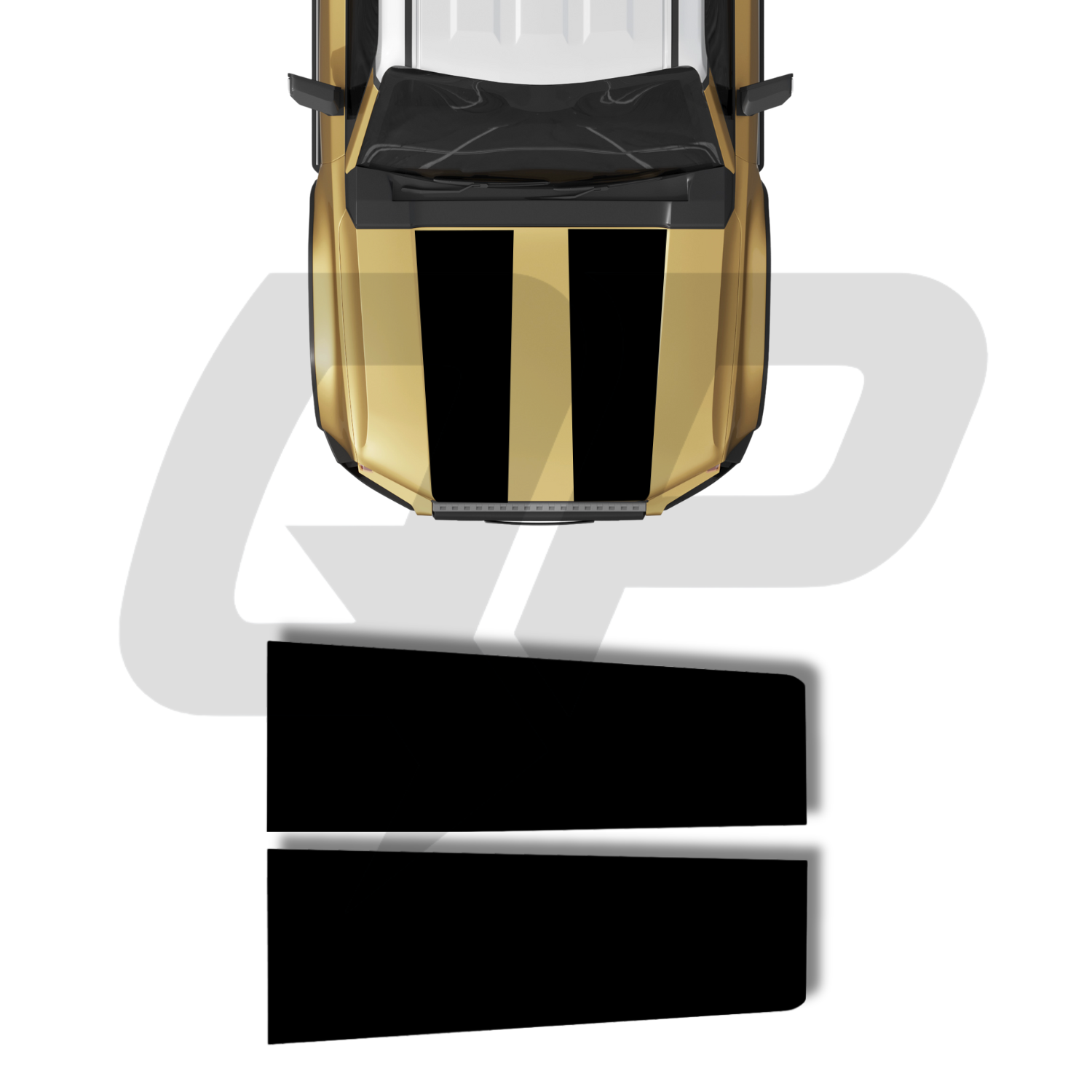 2024+ Toyota Land Cruiser 250 Split Hood Decal Graphic