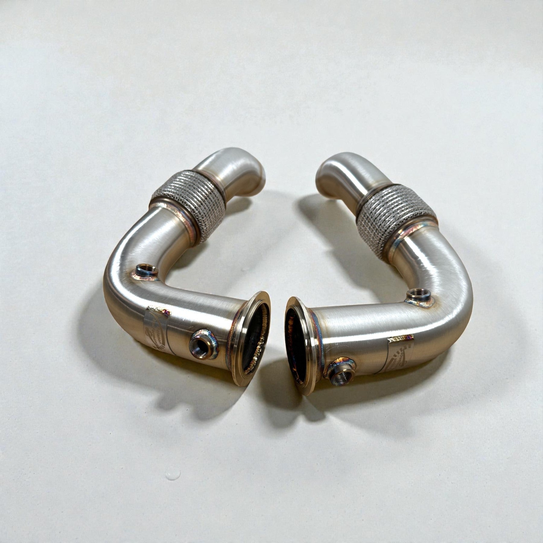 BMW N63/N63TU Catless Race Downpipes - 550i, 650i, 750i, Alpina B6 B7 (Chassis F01 F02 F06 F12 F13 F07 F10)