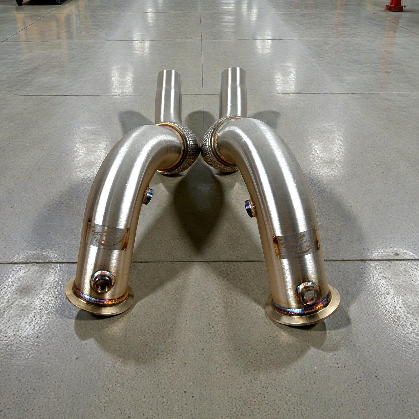 BMW N63/N63TU Catless Race Downpipes - 550i, 650i, 750i, Alpina B6 B7 (Chassis F01 F02 F06 F12 F13 F07 F10)