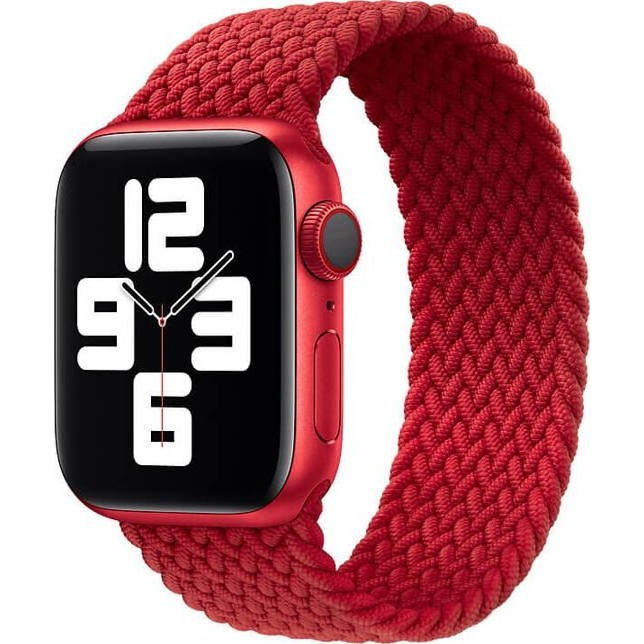 Apple Watch Solo Loop каишка, червена (194253427629)
